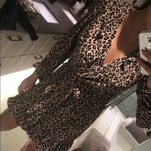 Dynamite Salina dress in leopard